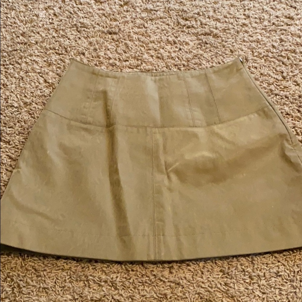 Free people size 6 olive green skirt